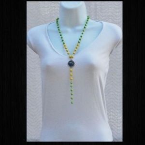 Brazil Flag Necklace Unisex